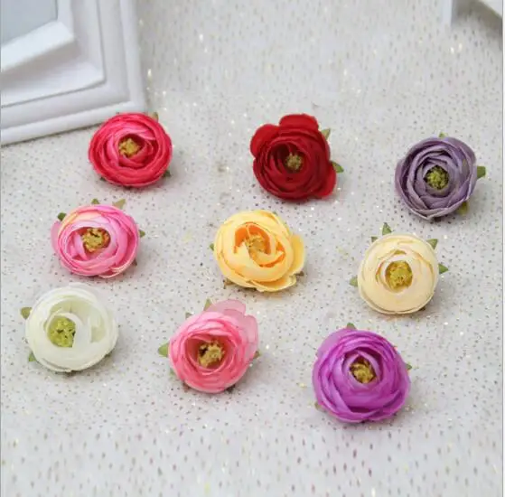 1 шт./лот декоративный Шелковый Скрапбукинг искусственные мини розы Букет цветов