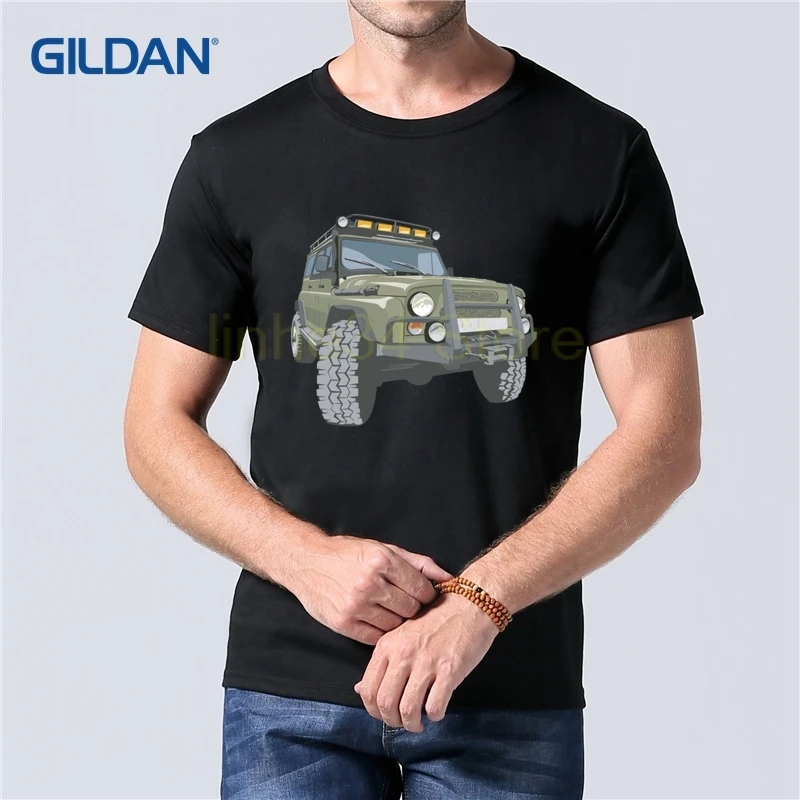 Русский УАЗ футболка поговорки 2018 из хлопка Camisa новая проветрить | Мужская одежда