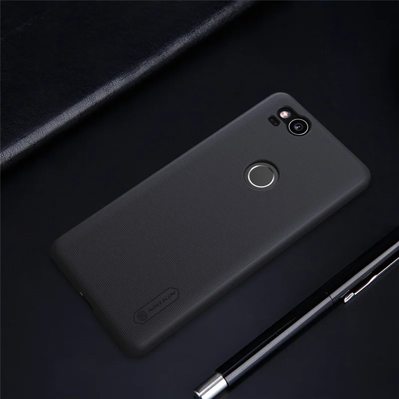 

New 2018 Nillkin Case For Google pixel 2 Cover Plastic Case For Google pixel 2 High Quality Super Frosted Shield Hard Case