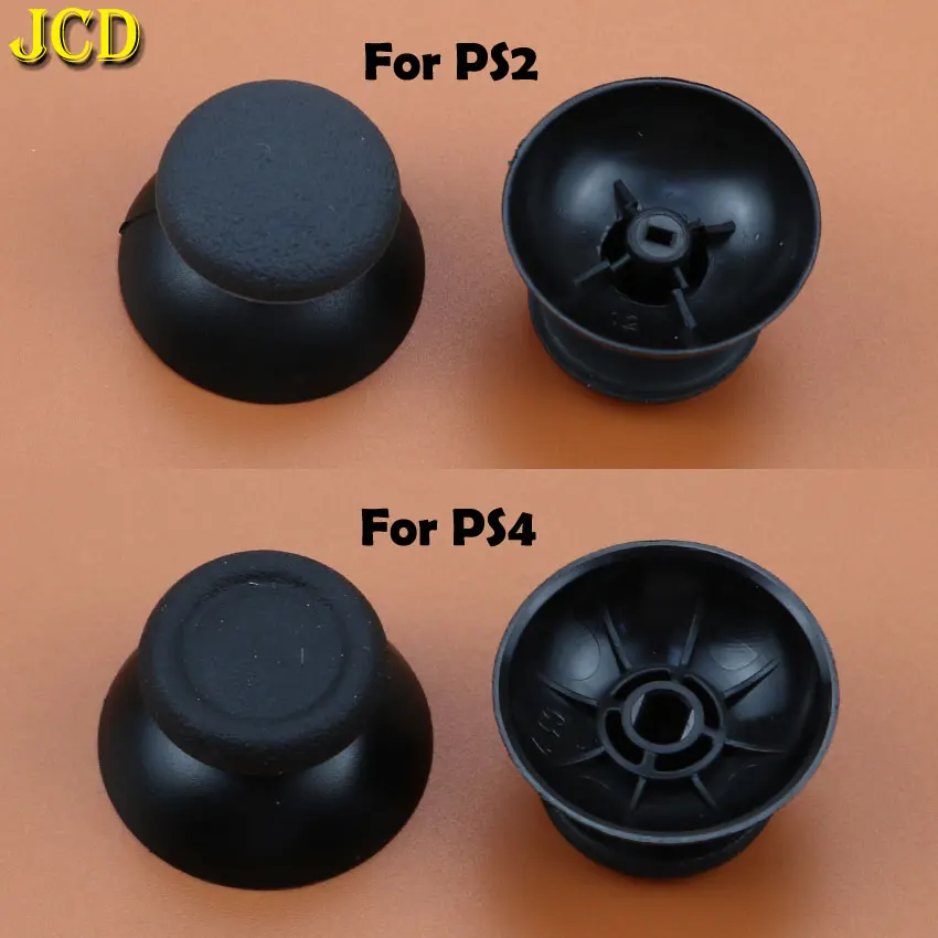 JCD 2PCS Analog Joystick Stick Grip Cap for Sony PlayStation Dualshock 2/4 PS2 PS4 Joypad Controller