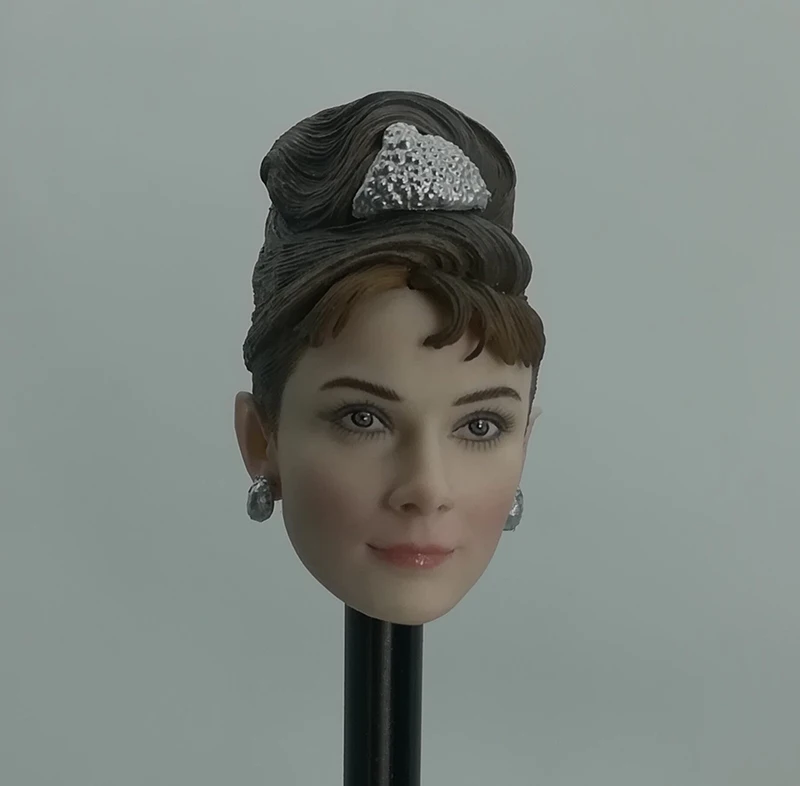 1/6 завтрак в стиле Tiffany's Одри Хэпберн лепка головы F 12 &quot женское тело