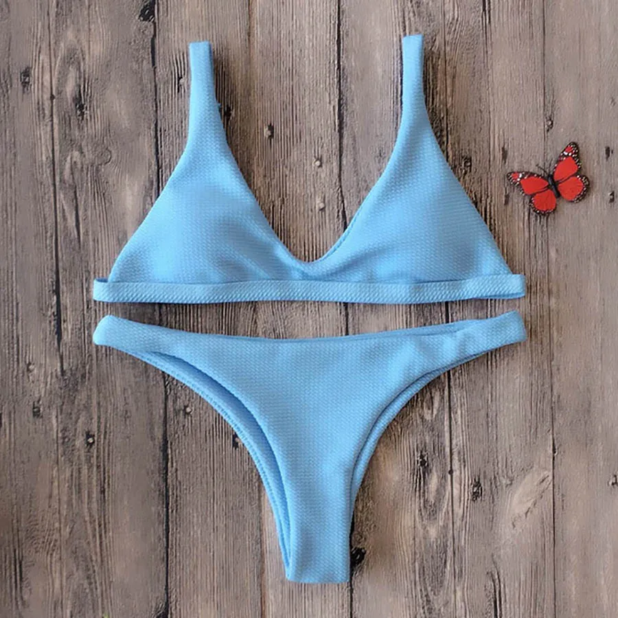 New Sexy Thong Bikini Micro Swimwear Mini Swimsuit Women Push Up Set Bathing Suit Brazilian biquini maillot de bain |