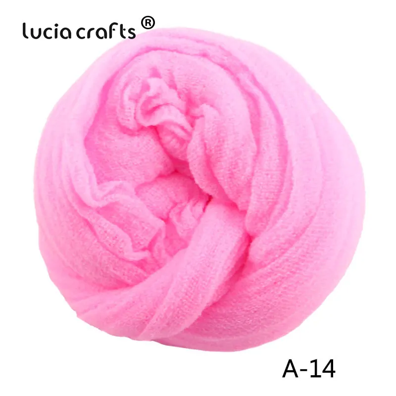 A14 6pcs Lucia crafts приблизительно 1,5-1,8 м разноцветные нейлоновые чулки материал для изготовления цветов аксессуары ручной работы 6 шт/20 шт C0102 - Цвет: A14 6pcs