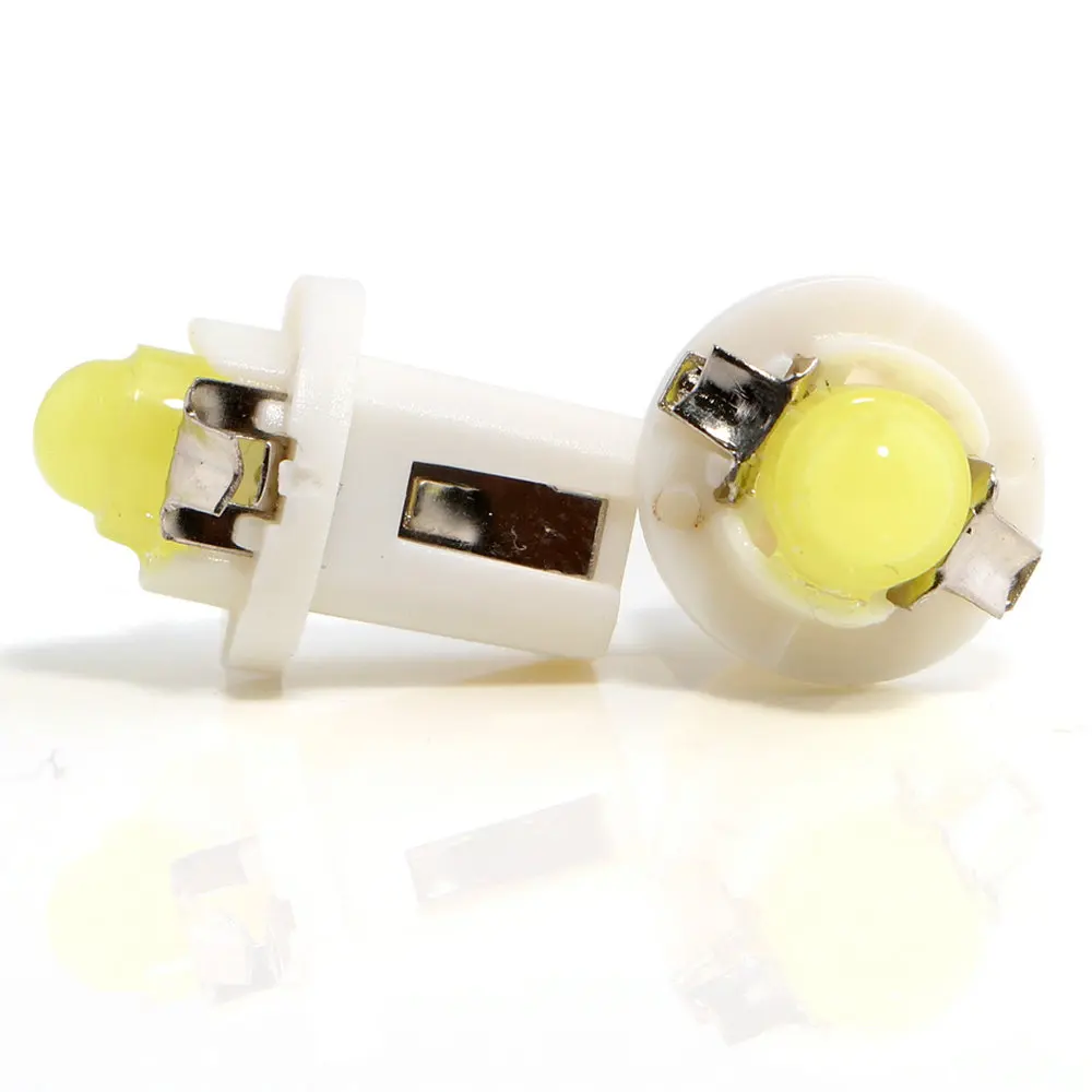 YM E-Bright 10 шт. B8.5 D B 8.5D светодиодный фонарь для приборной панели автомобиля COB 1 инструмент smd освещение авто лампы Белый Красный Синий Зеленый 12 В DC