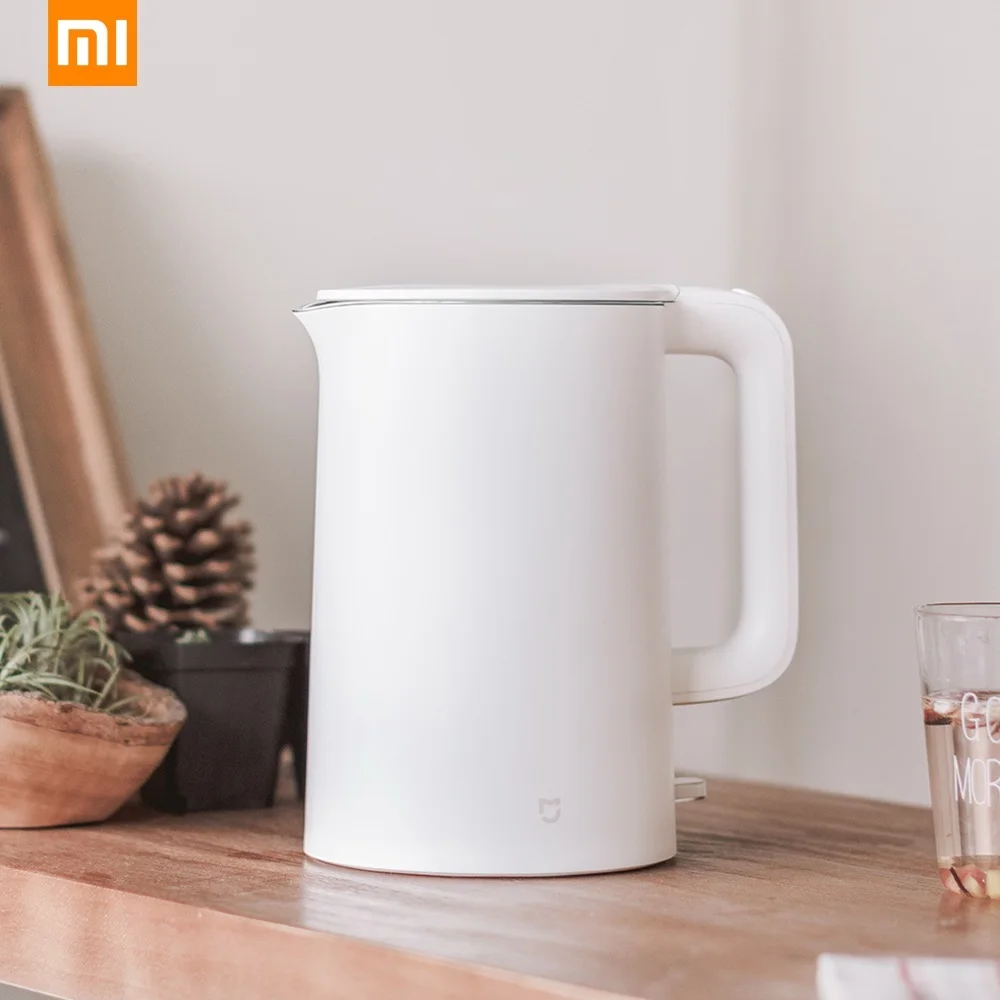 Xiaomi Mijia Mi 1.5L электрический чайник для воды с автоматическим отключением защиты 304