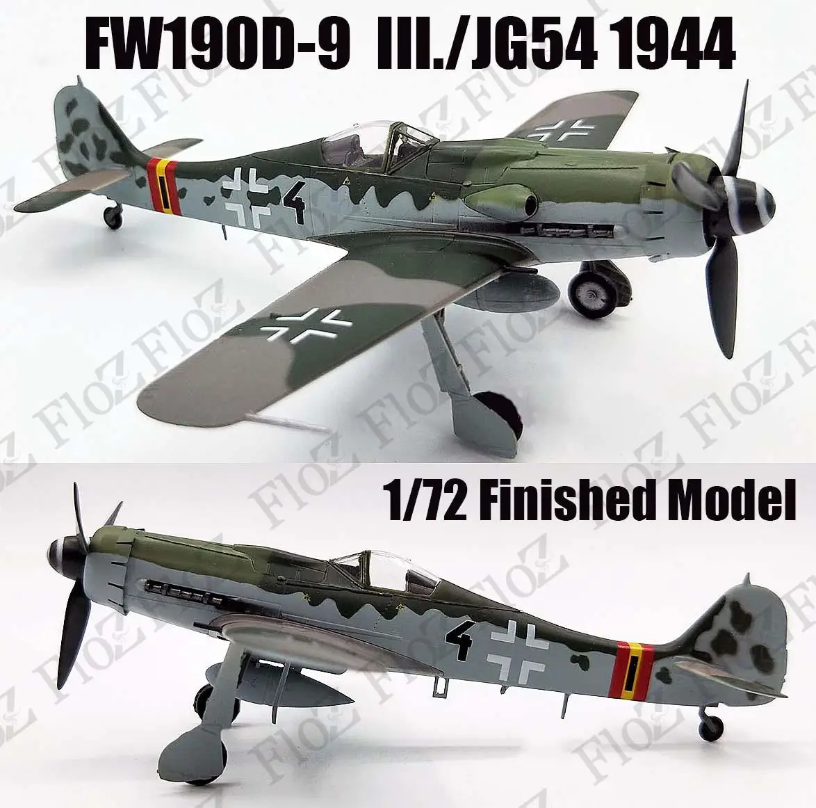 Вторую мировую войну Пособия по немецкому языку Fw190 D 9 III./JG54 1944 1/72 самолета