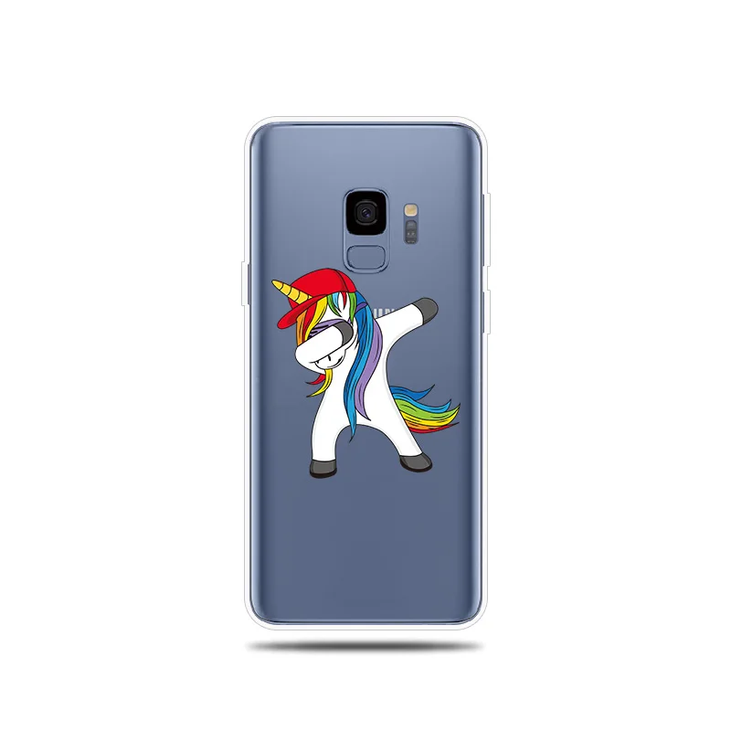 Силиконовый чехол для Samsung Galaxy S5 S6 S7 край S8 S9 S10 e плюс крышка Смешные позы рисунком