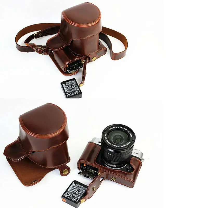Роскошный чехол для камеры из искусственной кожи Fujifilm X T20 XT20 T10 XT10 16 50 мм 18 55