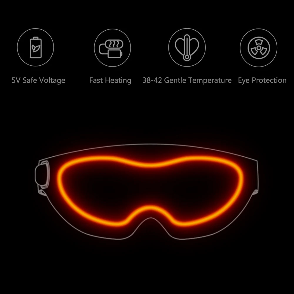 3D стереоскопическая маска для глаз Xiaomi Mijia Ardor горячего компресса объемное