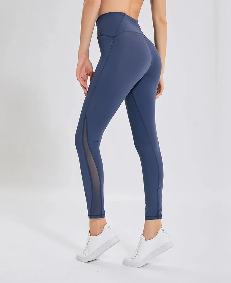 

NWT Eshtanga Sports Tight Top Quality Women Yoga Net Yarn Crop Skinny Stretch Capris Size 4-12 Free Shipping 6 colors