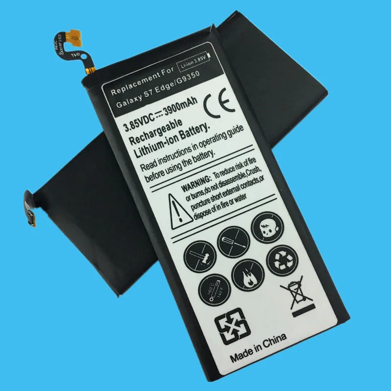 

3PCS/PACK Replacement Battery 3900mah For Samsung Galaxy S7 Edge High Quality