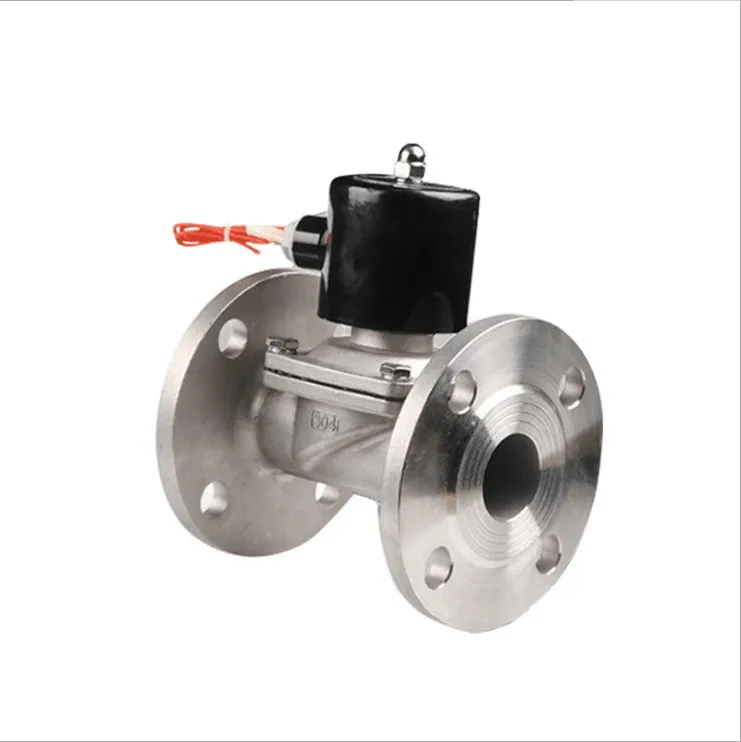 Бесплатная доставка D15 1/2 ''D20 3/4'' фланцевый 304 Соленоидный клапан из