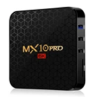 ТВ-приставка MX10 PRO Smart TV, Android 9,0, 4 ГБ64 ГБ, 2,4G, Wi-Fi, Allwinner H6, 4K, медиаплеер, декодирование изображения 6K, USB3.0, H.265, VP9, ТВ-приставка