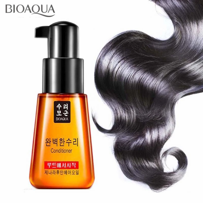 

BIOAQUA Moroccan Pure Argan Oil Hair Essential Oil For Frizzy Dry Hair Damaged Repair Hair Care Hair & Scalp Treatments Oil 70ml