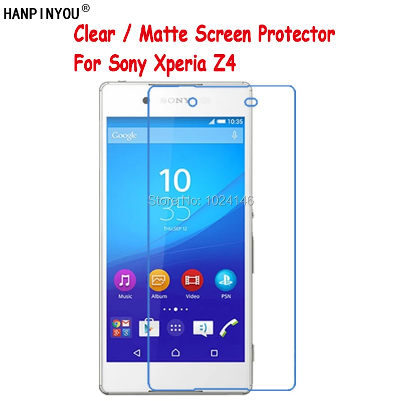 Новая HD Прозрачная/Антибликовая матовая защитная пленка для экрана Sony Xperia Z4 Z3plus Z3
