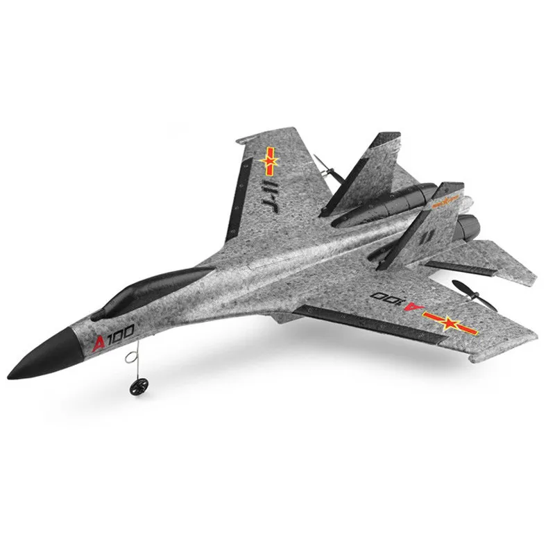 Новый XK A100 SU27 радиоуправляемый самолет 2 4G 340 мм 3CH с фиксированным крылом уличные