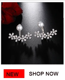 Новые серьги-гвоздики с фианитами для женщин, модные высококачественные циркониевые серьги AAA, свадебные вечерние серьги, ювелирные изделия для рождественских подарков
