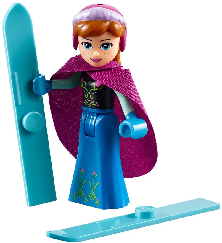 

Disney Education Toys Frozen Princess Anna & Kristoff'S Sleigh Adventure Building Blocks Give Your Children Birthday Gifts