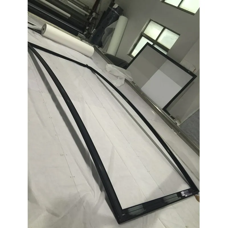 120 дюймов алюминиевый кинотеатр изогнутый фиксированный каркас проектор экран с