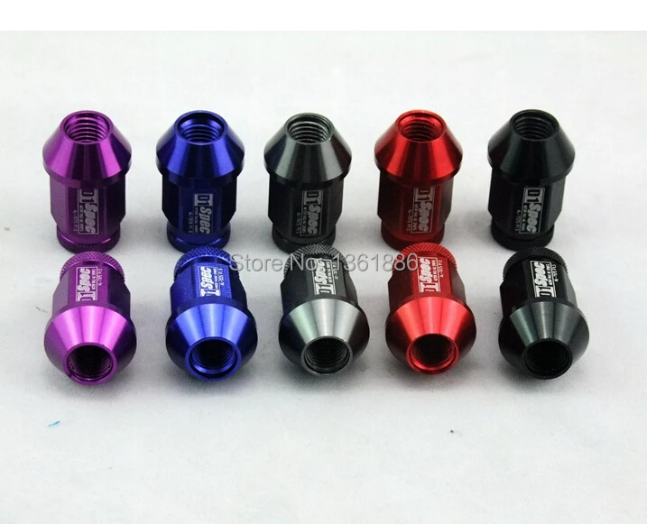 D1 SPEC Wheel Lug Nuts L: 40mm P:12x1.5 7075 Aluminum 20 Pieces/Set | Автомобили и мотоциклы