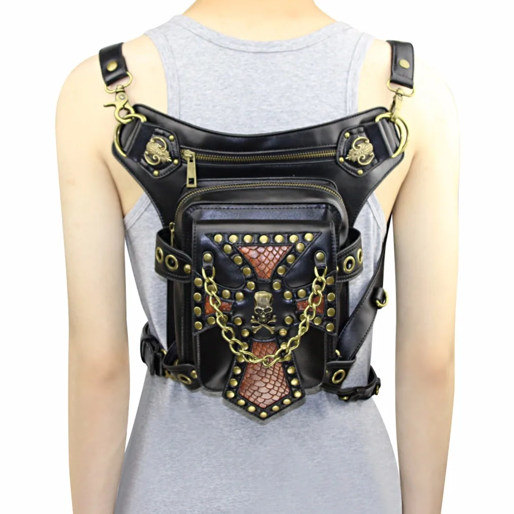 Сумка бананка GearDuke в готическом стиле для мужчин и женщин забавная Сумочка через