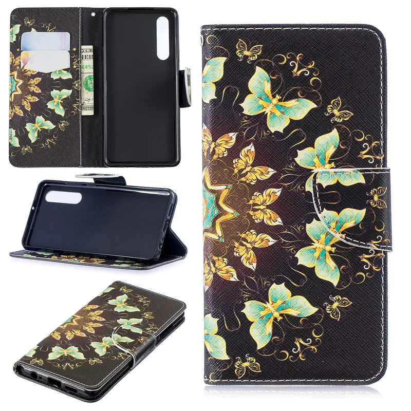 for Huawei P30 Wallet Flip Cases Lite P30Lite Leather Cover Luxury Protective Shell Pro Book Case | Мобильные телефоны и