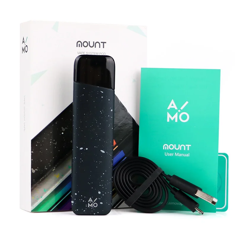 Набор электронных сигарет OVNS AIMO Mount pod System kit 400 мАч и 1 8 мл емкость 1.2ohm керамическая