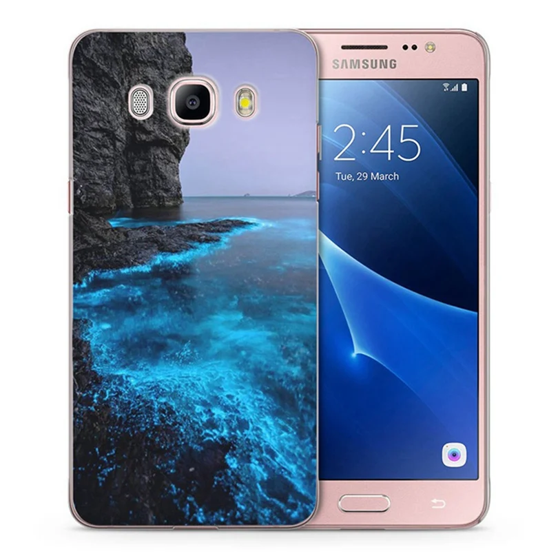 Для samsung Galaxy A3 A5 2016 2015 2017 J3 J5 J7 G530H S8/plus Note 8 prime пейзаж Флора роспись чехлов из
