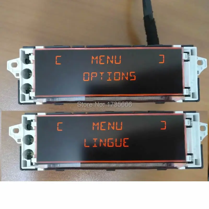 Оригинальный Автомобильный телефон поддержка USB aux дисплей красный монитор 12