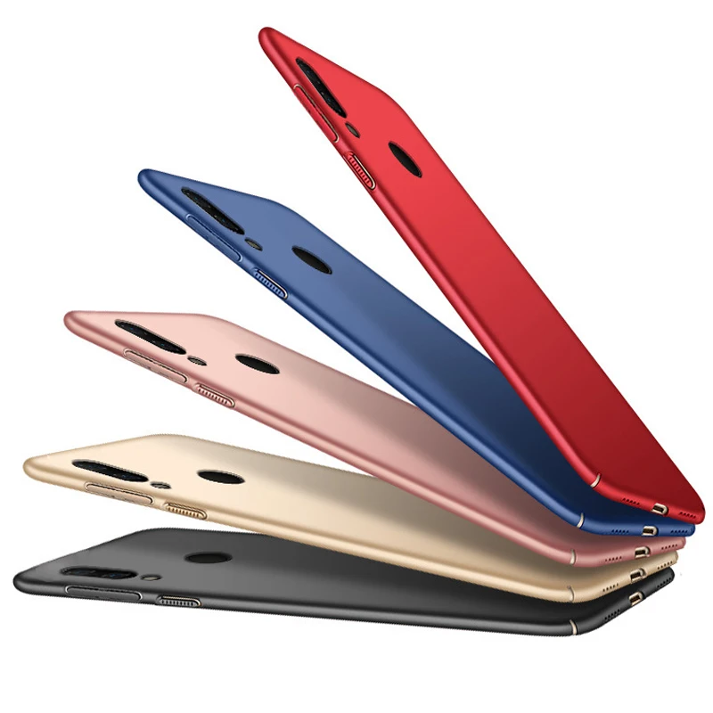 Жесткий Тонкий чехол для телефона Xiaomi Redmi Note 7 note7 Ультратонкий матовая задняя