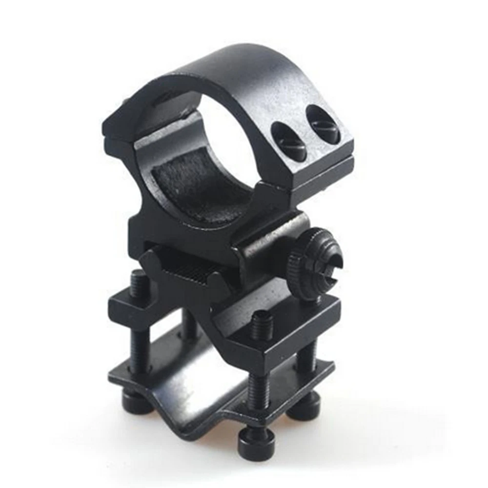 Free Shipping Hunting Adjustable Tactical Gun QD Light Barrel Mount Bracket 25mm Ring for Laser Scope Rail Outdoor Airsoft Hot | Спорт и