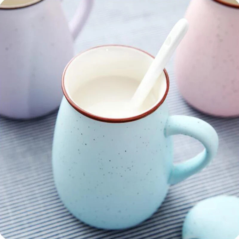 400 мл кофейная кружка Новинка небесная звезда Tazas De ceramic Creativas с крышкой молочная вода керамические молочные чашки кофейные кружки для дома и офиса