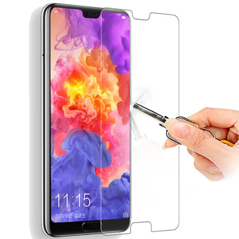Защитное стекло P20 Lite закаленное для Huawei P Smart Plus Psmart 20 Pro|Защитные стёкла и плёнки