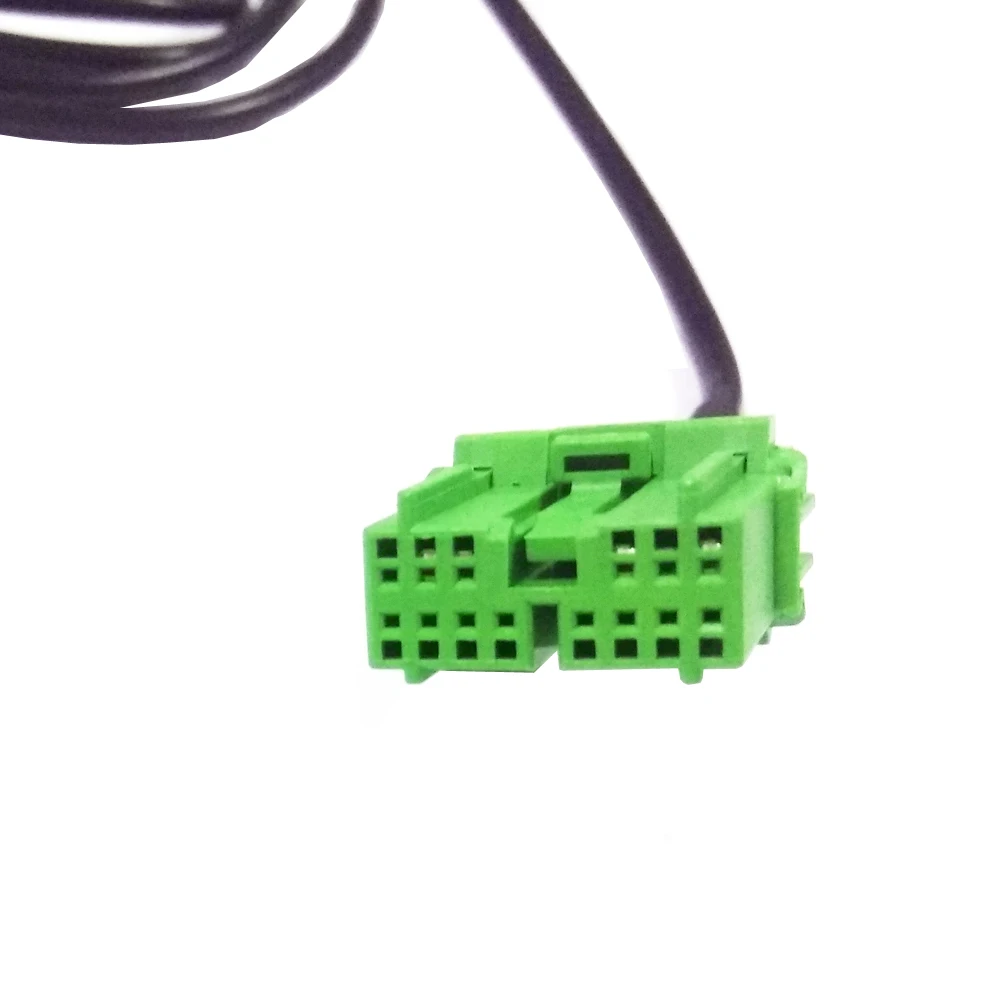 Biurlink автомобильный радиоприемник для CD дисков зеленый 6 + 8 Pin аудио вход кабель Aux
