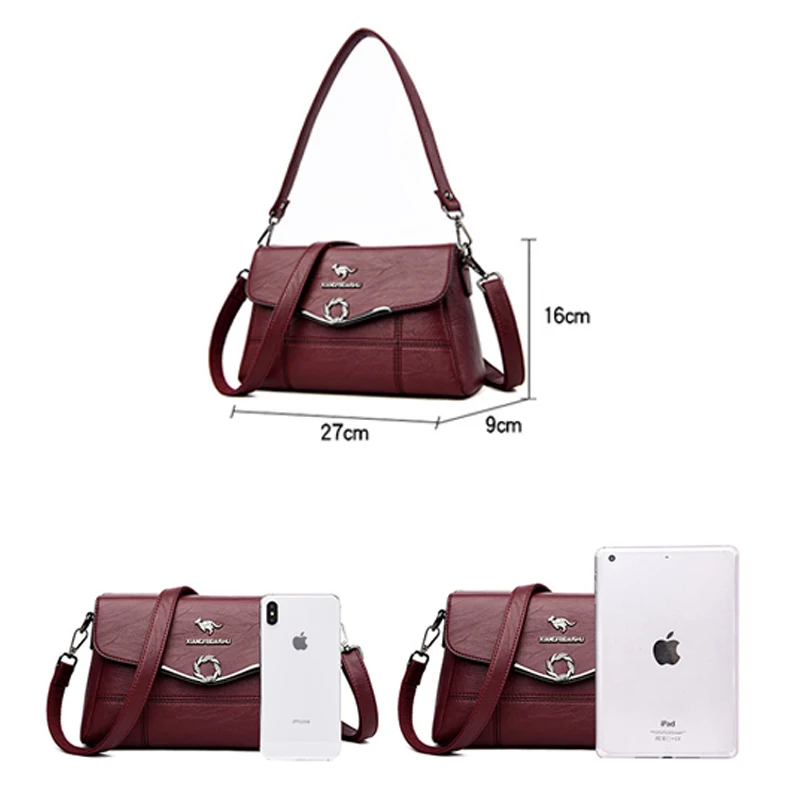 

Designer Handbags Crossbody Messenger Bags For Women 2019 Luxury Leather Women Bags Small Travel Tote Handbag Lady Shoulder Bags