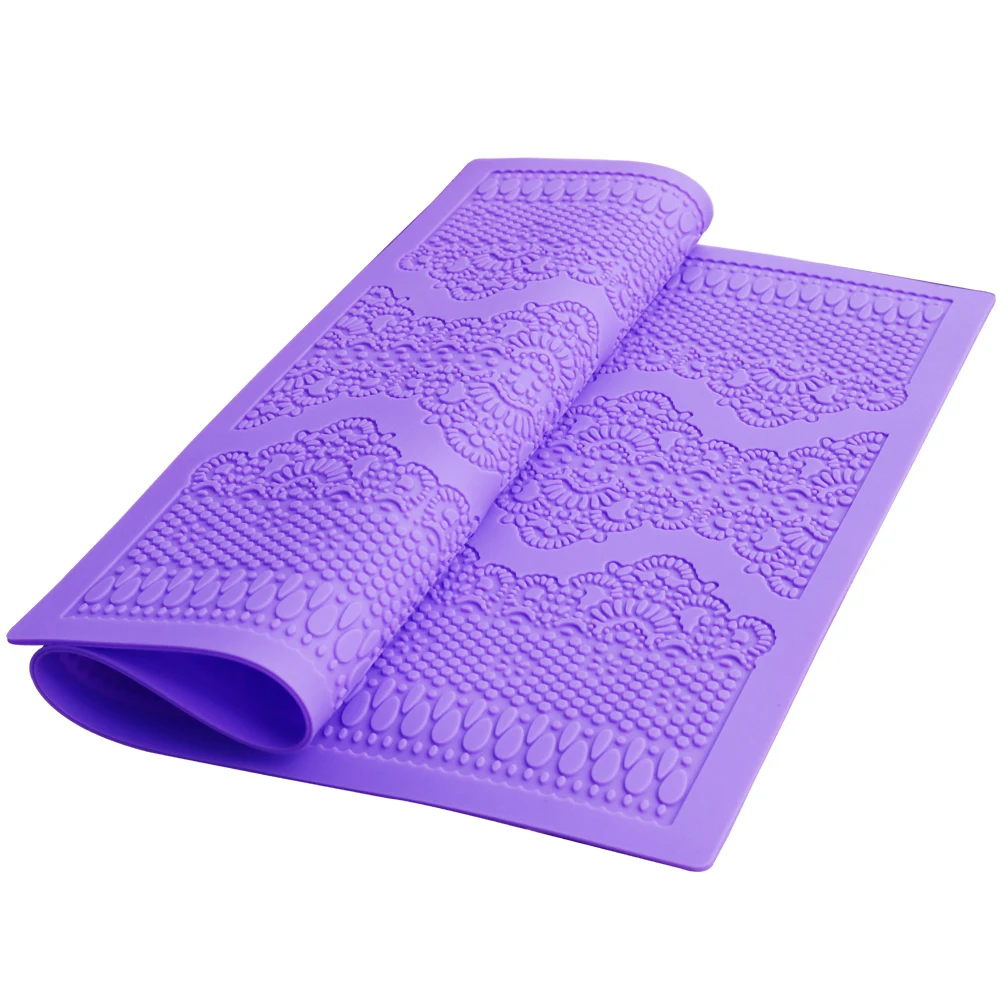 Силиконовый коврик для украшения торта Byjunyeor сахарный из мастики мастики|lace
