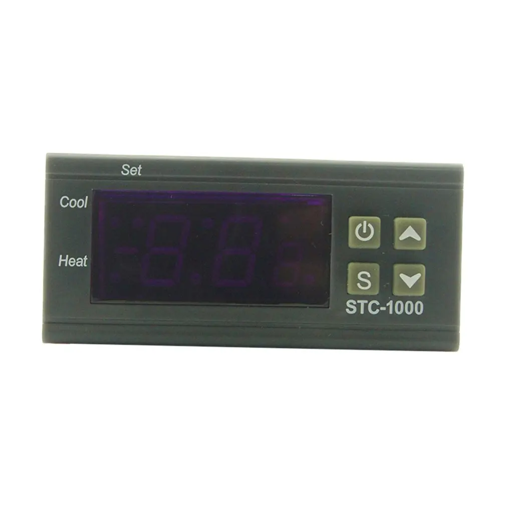 Практичный светодиодный цифровой Температура контроллер STC 1000 12V 24V 220V