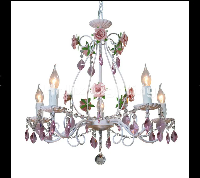 Бесплатная доставка Современная белая европейская люстра лампа Lustre Light 3L/5L/8L