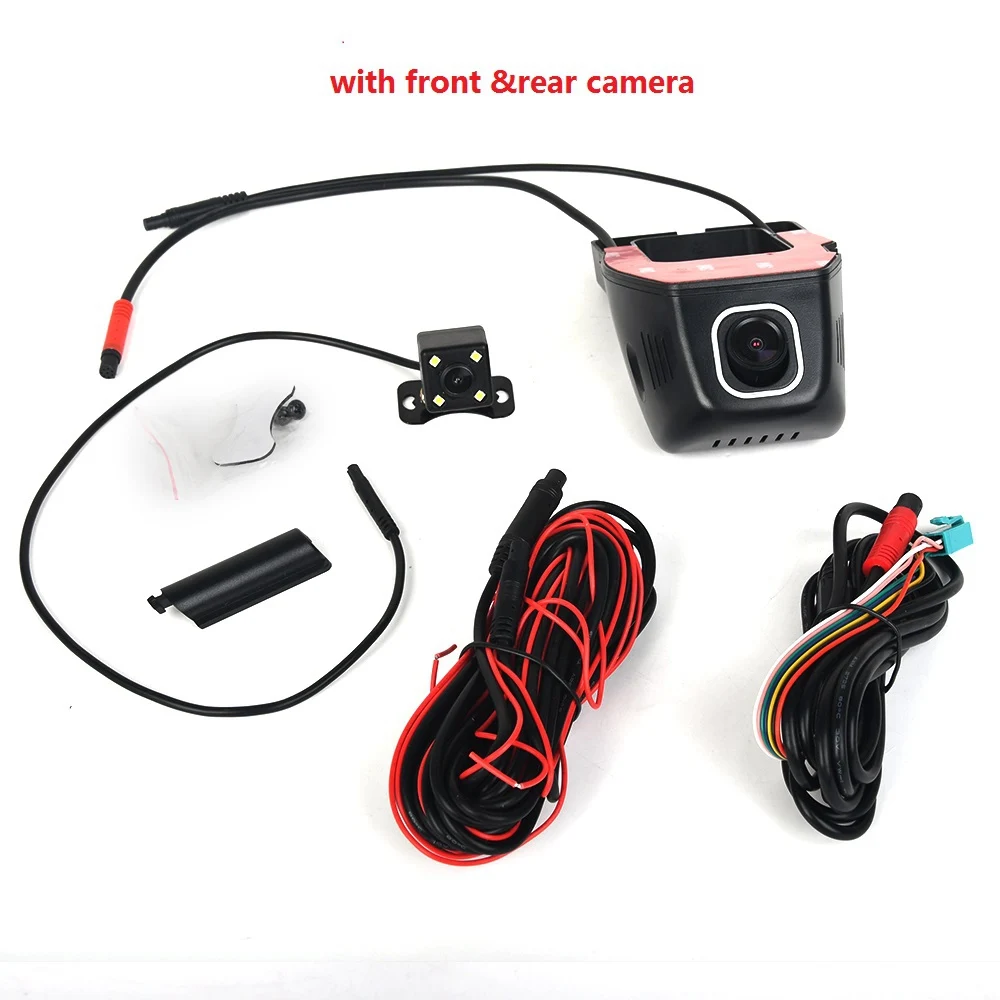 2 cams with special Универсальная автомобильная Wifi DVR Скрытая установка HD камера 170 градусов Поддержка приложения управление 1920*1080P g-сенсор для Nissan lancer kia K2 - Название цвета: 2 cams with special