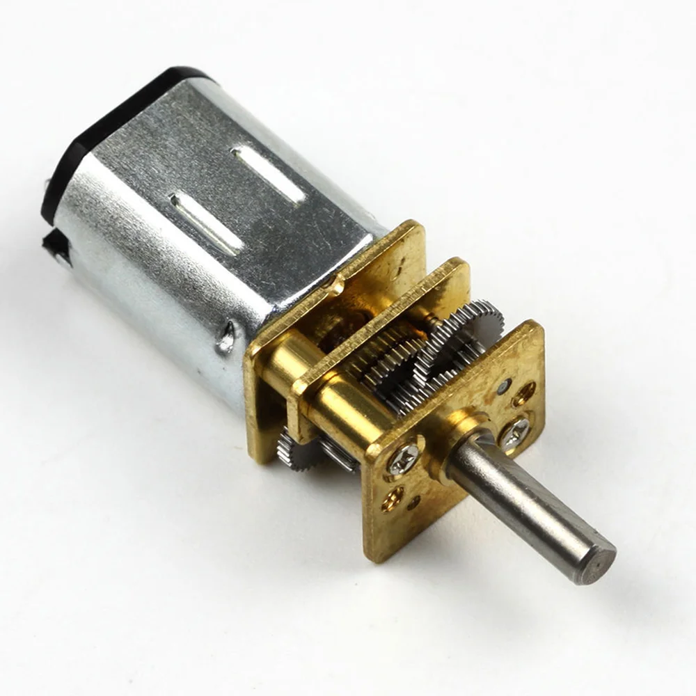 1 шт. новый прочный мотор редуктора микро торможения N20 30/600/1000/1200 об/мин DC 3/6/12 в