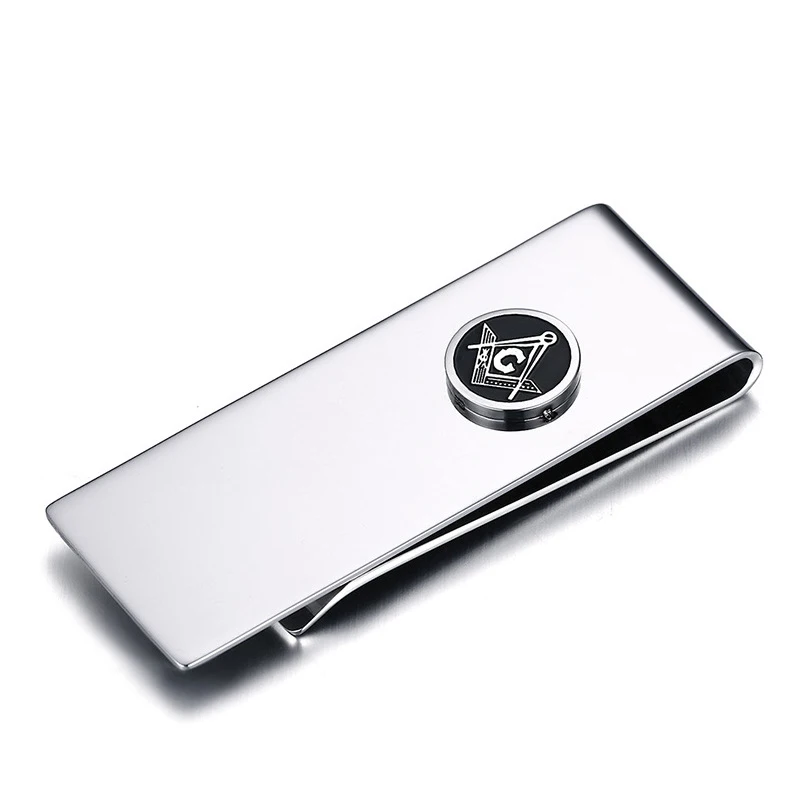 Минималистичный металлический зажим для денег NASTASSA с символами из титановой