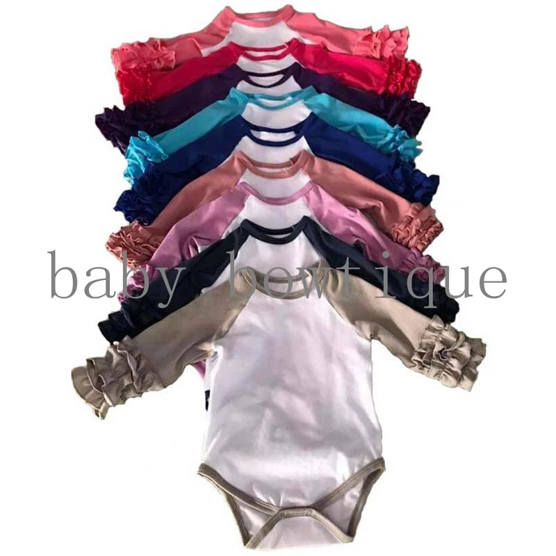New Arrival vinyl heated Football Newborn Polka Dots&strips baby Rompers flutter sleeve girls romper