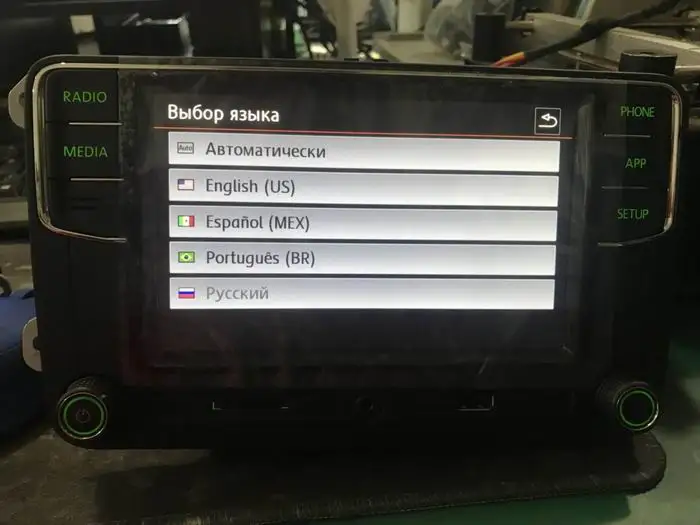 Зеленый Android CarPlay MirrorLink noname rcd330 плюс r340g 6.5 MIB Радио с зеленым Подсветка для VAG Octavia