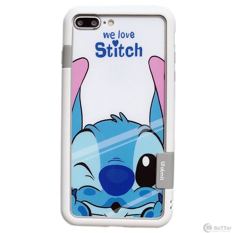 Мультяшная стежка чехол для iPhone 6 6s plus задняя и Передняя пленка 7/8 телефона милый