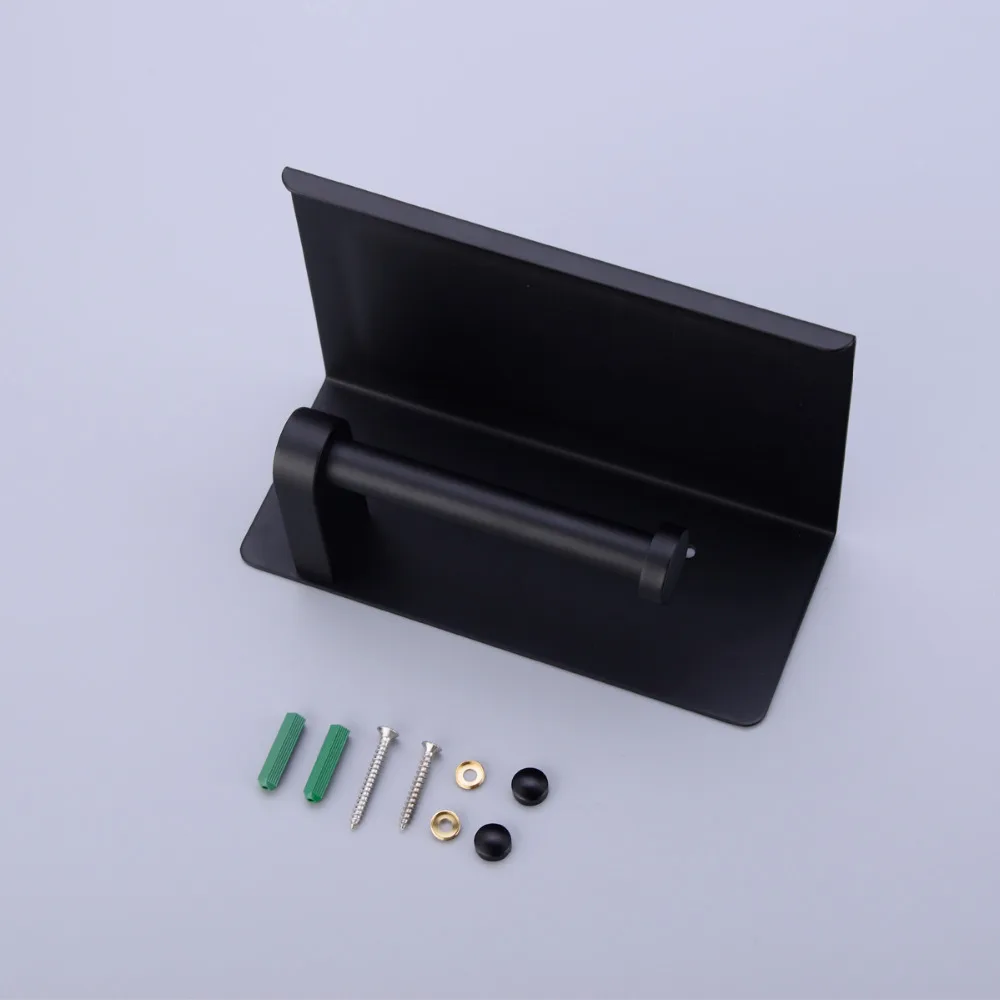 AODEYI черная рулонная коробка из нержавеющей стали держатель для туалетной бумаги