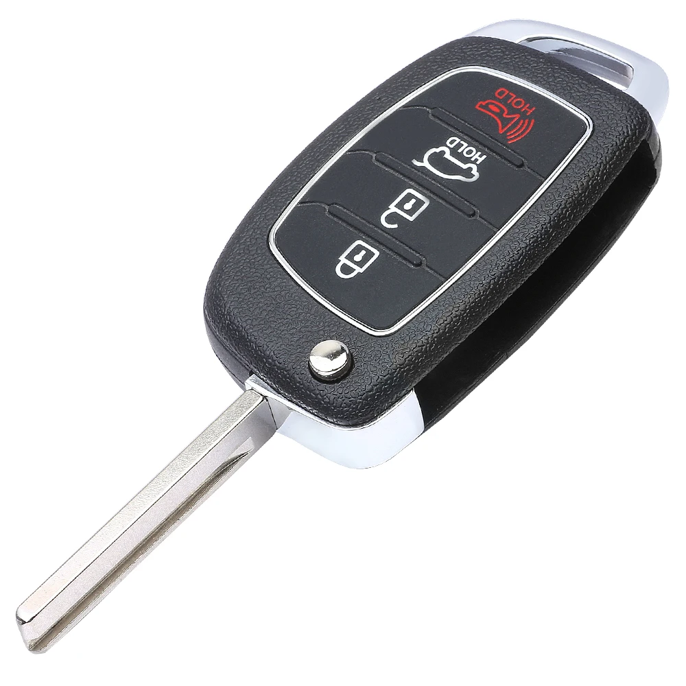 KEYECU 2 шт для hyundai Santa Fe 2013 дистанционный автомобильный брелок FCC ID: TQ8-RKE-3F04 95430-4Z100