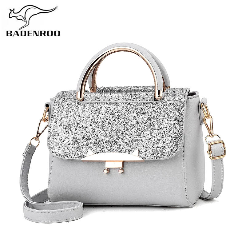

Badenroo New Cute Cat Head Women Crossbody Bags Mini Handbag Leather Shoulder Bags Tote Female Messenger Bags Bolsas Feminina