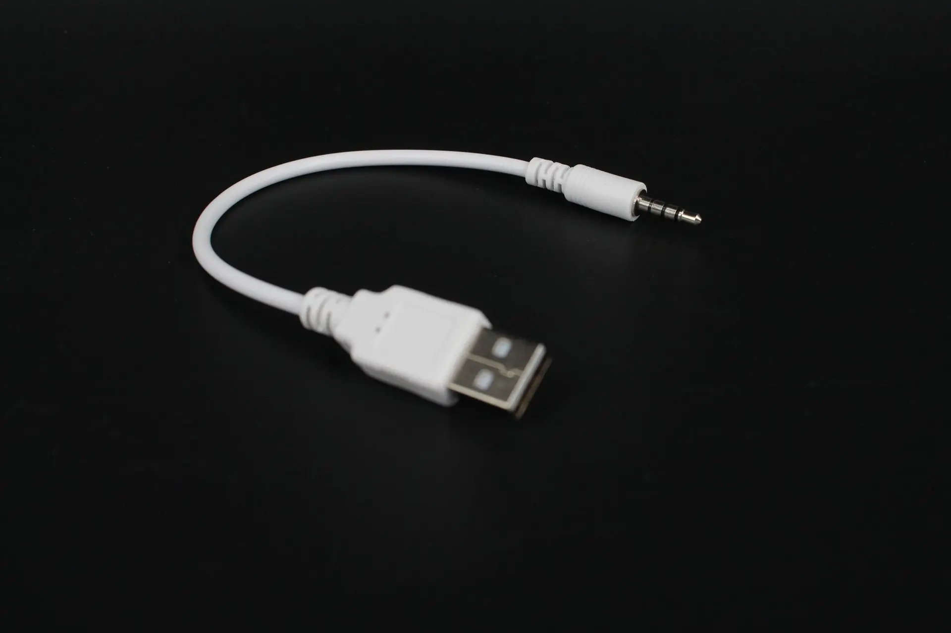 USB a male to 3.5 MM charging cable computer audio car MP3 bluetooth headset charger cables |