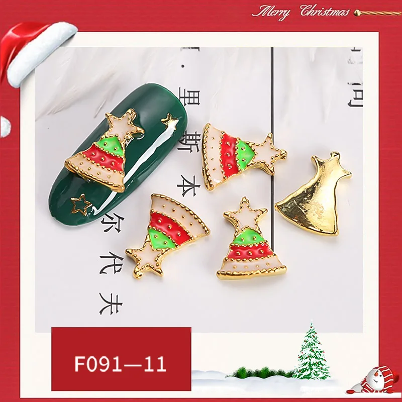 Style 11 21 стиль Рождественская Снежинка Рождественская елка Снеговик Дизайн ногтей украшения сплав ювелирные изделия 3D Блестящие Стразы для ногтей Аксессуары Инструмент - Цвет: Style 11