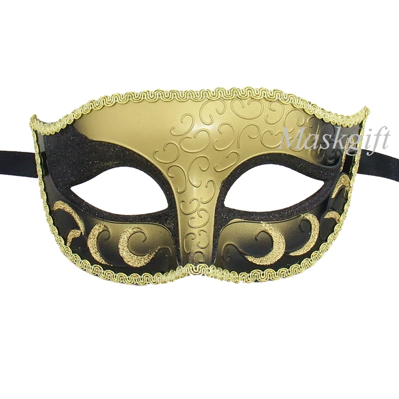 Новинка 2017 роскошная черная маска для вечевечерние НКИ Хэллоуина бесплатная